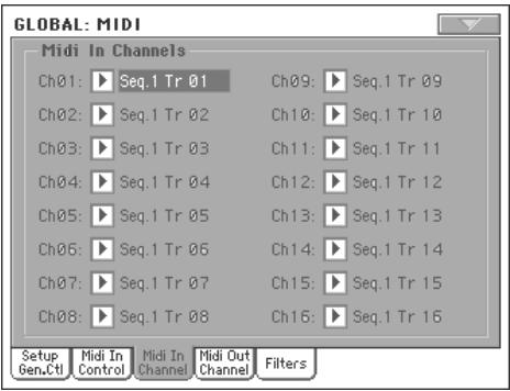 KORG PA800 - Contrôles midi du voice processor - 6