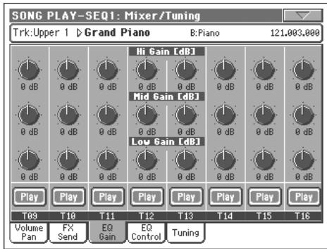 KORG PA800 - Icône de play/mute - 5