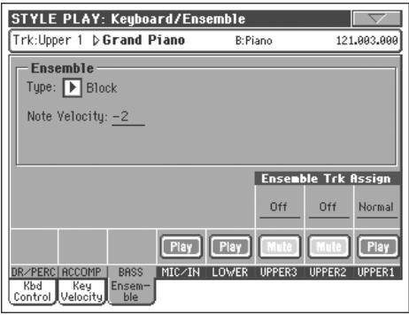 KORG PA800 - Icône de play/mute - 3