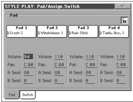 KORG PA800 - Icône de play/mute - 3
