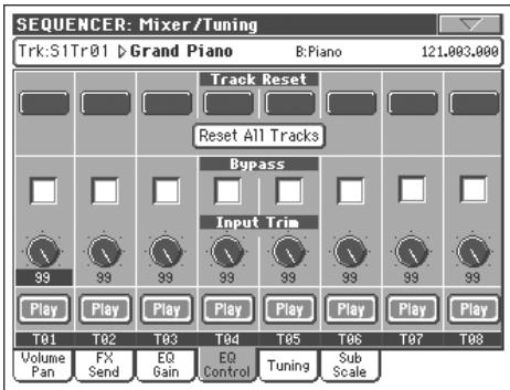 KORG PA800 - Icône play/mute - 3