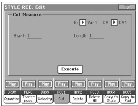 KORG PA800 - Noms des pistes - 1