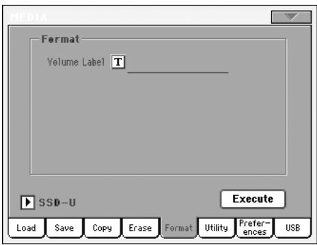 KORG PA800 - Format (formater) - 1