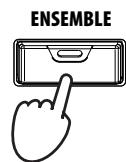 KORG PA800 - Appuyez de nouveau sur le bouton ensemble : son fémoin s'éteint. l'harmonisation automatique est maintenant coupée. - 1