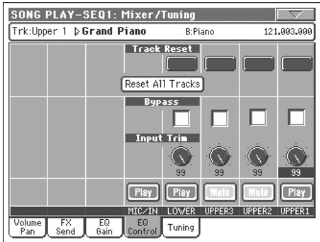 KORG PA800 - Icône play/mute - 3
