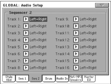 KORG PA800 - Contrôles midi du voice processor - 18