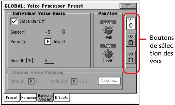 KORG PA800 - Bouton level - 1