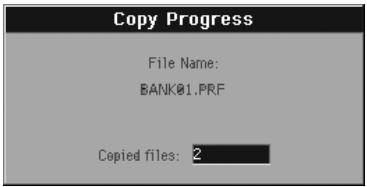 KORG PA800 - Copier un dossier entier ou tout le contenu d'un dossier - 1