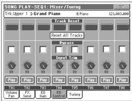 KORG PA800 - Icône play/mute - 4