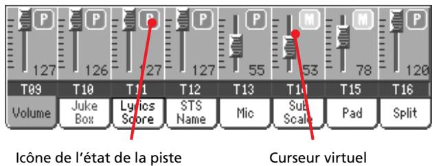 KORG PA800 - Afficheur du volume - 3