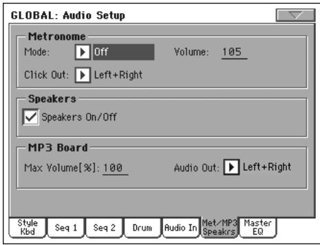 KORG PA800 - Contrôles midi du voice processor - 23