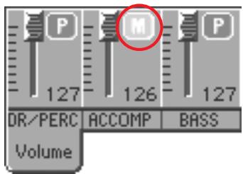 KORG PA800 - Activer/couper les pistes de style - 2