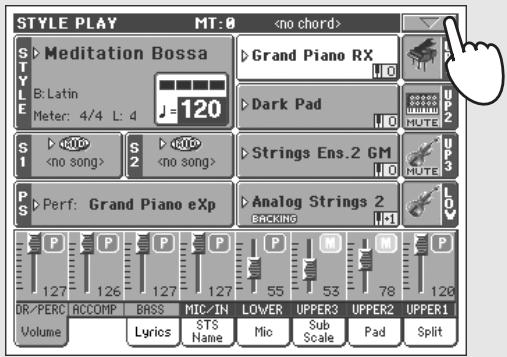 KORG PA800 - Activer la fonction easy mode - 1