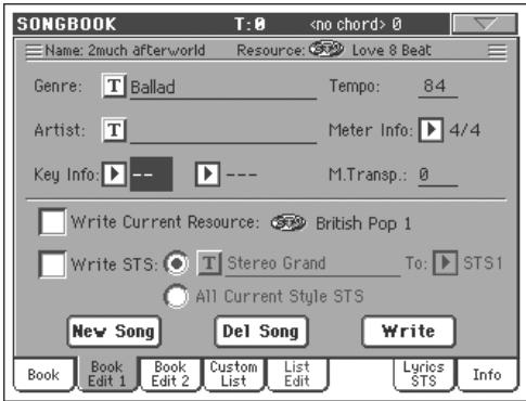 KORG PA800 - Sélectionner les saisies songbook via MIDI - 4
