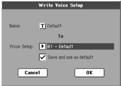 KORG PA800 - Menu de la page - 5