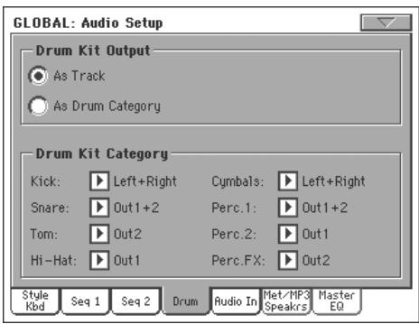 KORG PA800 - Contrôles midi du voice processor - 19