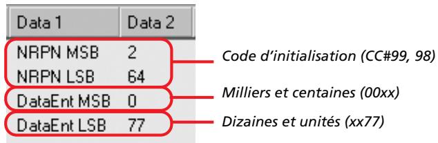 KORG PA800 - Sélectionner les saisies songbook via MIDI - 1