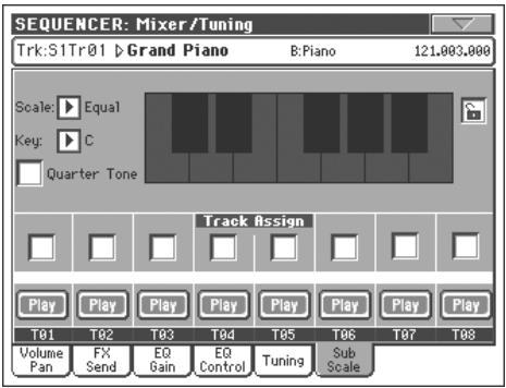 KORG PA800 - Icône play/mute - 3