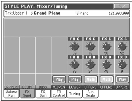 KORG PA800 - Icône de play/mute - 5