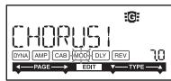 KORG PANDORA MINI - DLYEstablecer el tiempo de retardo para el retardo seleccionado - 2