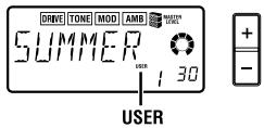 KORG PX3 - Selecting a program - 1