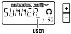 KORG PX3 - Auswahl eines Programms - 1