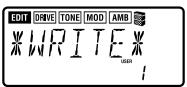 KORG PX3 - 9) WRITE (sauvegarde) - 1