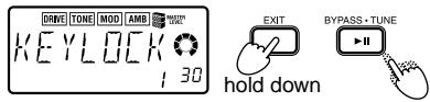 KORG PX3 - Specifying the function of the Value Dial - 6