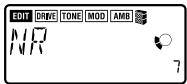 KORG PX3 - 6) NR (Noise Reduction/Rauschunterdruk-kung) - 1