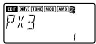 KORG PX3 - 8) RENAME (réassignation de nom) - 1