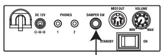 KORG SP170 - Verwendung eines Dämpferpedals - 1