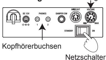 KORG SP170 - Anschließlich ans Netz (Abbildung 1) - 1