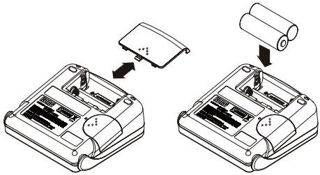 KORG WITUNE - Installing batteries in the Tuner - 1