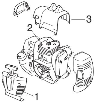 JONSERED BC 2236 - Système de refroidissement - 2