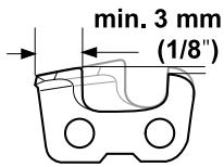 JONSERED CS 2117 EL - Feilen der Schneidezähne - 4