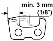 JONSERED CS 2121 EL - Affilatura dei denti taglienti - 4