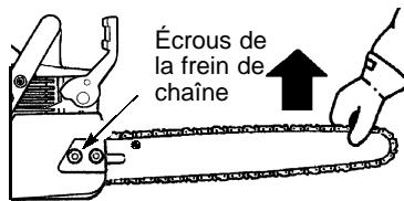 JONSERED CS 2137 - Réglage de la tension: - 2