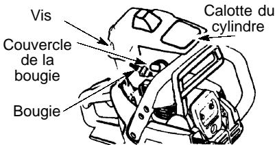 JONSERED CS 2137 - Reemplacement de la BOUGIE - 1
