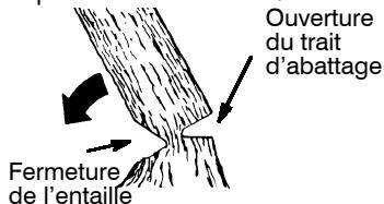 JONSERED CS 2137 - TRAIT d'abattage et abattage de l'arbre - 2