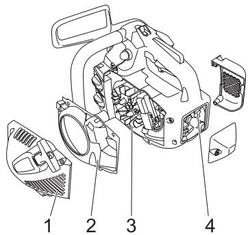 JONSERED CS 2139 T - Système de refroidissement - 2
