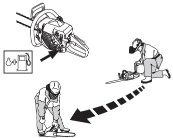 JONSERED CS 2141 S - Tanken - 3