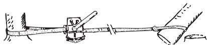 JONSERED CS 2150 - Herunterholen eines gefällten und festgeklemmten Baumstamms - 4