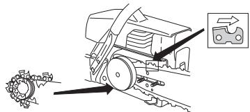 JONSERED CS 2150 - Monteren van zaagblad en ketting - 6