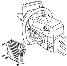 JONSERED CS 2150 - Remplacement d'une corde de lanceur rompue ou usee - 4