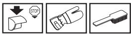 JONSERED CS 2150 - Protection de la main droite - 1