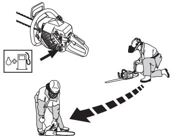 JONSERED CS 2150 - Tanken - 3