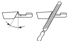JONSERED CS 2150 - Généralités concernant l'affutage des dents - 3
