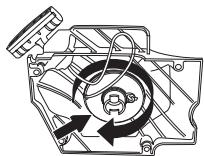 JONSERED CS 2150 - Mise sous tension du ressort - 1