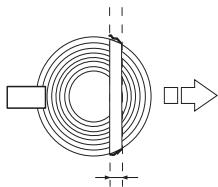 JONSERED CS 2153 - Trait de chute - 3