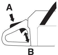 JONSERED CS 2153 - Gashendelvergrendeling - 1